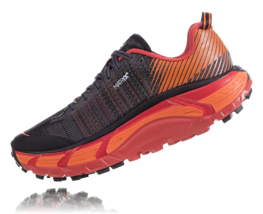 Hoka One One Trailsko Dame - Evo Mafate 2 - Sort/Rød - 157680JYR